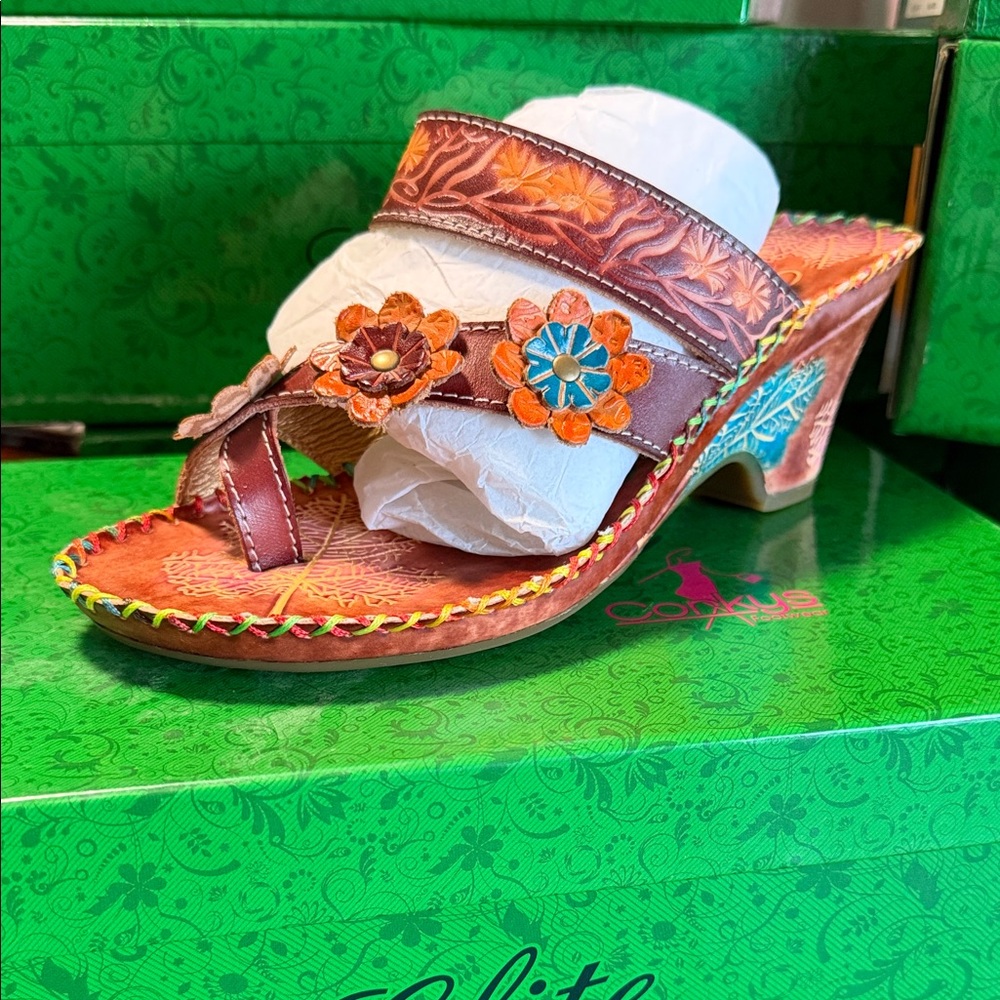 Colorful Floral Women's Sandals